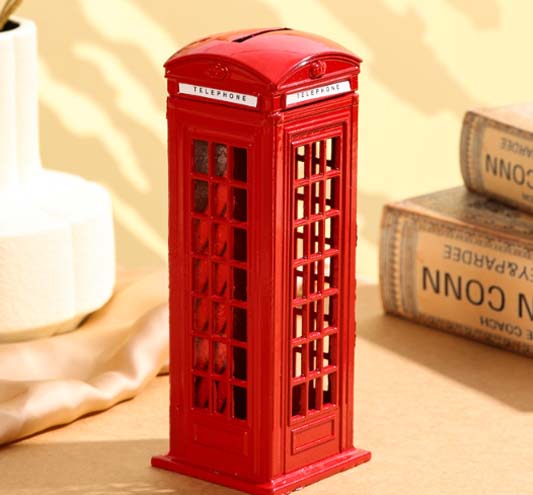 Miniatura 7 de Alcancía Cabina Telefónica Roja Londres